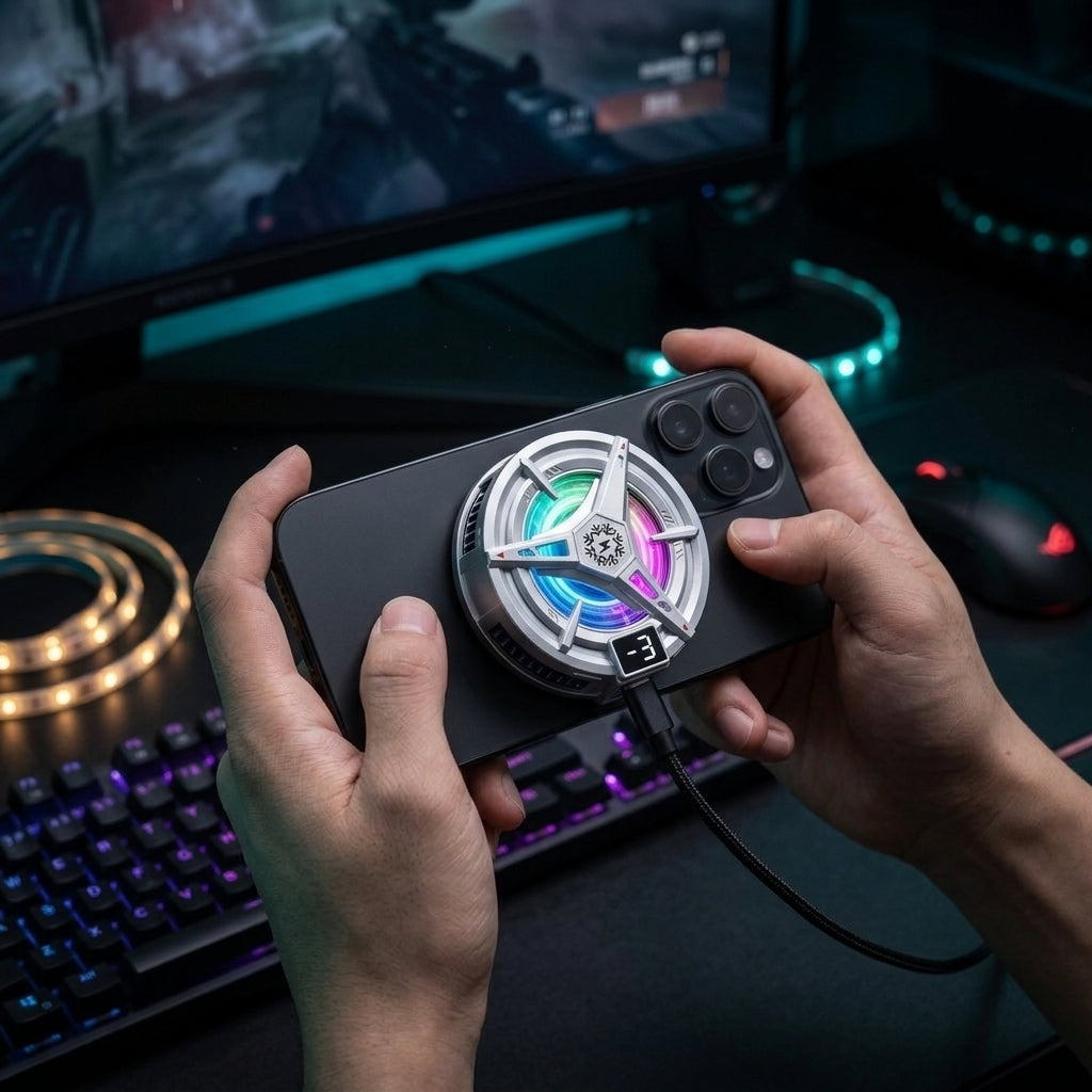 Magnetic Frost Pro — RGB Phone Cooler